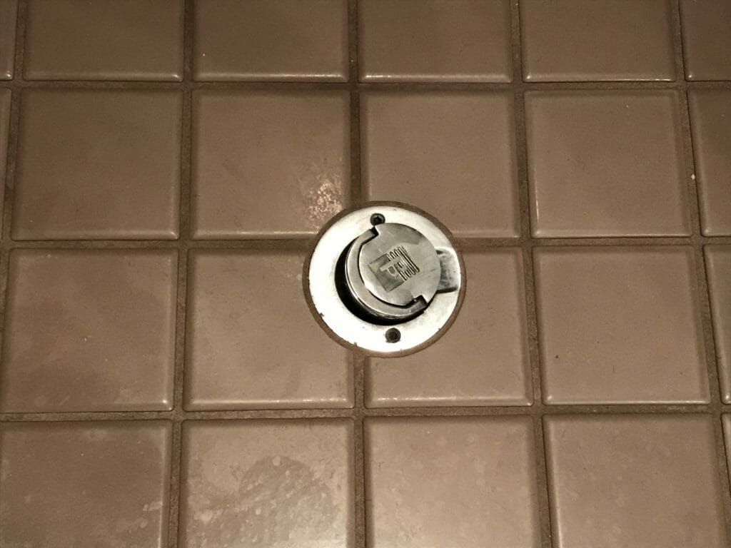 Bathroom shower drain