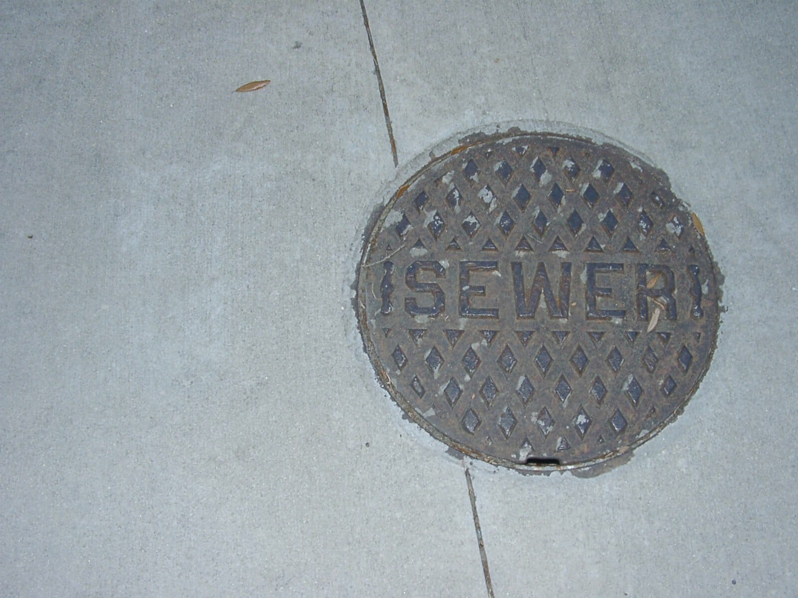 Sewer shot